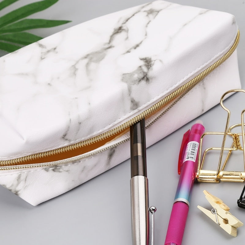 Pencil deals case marble